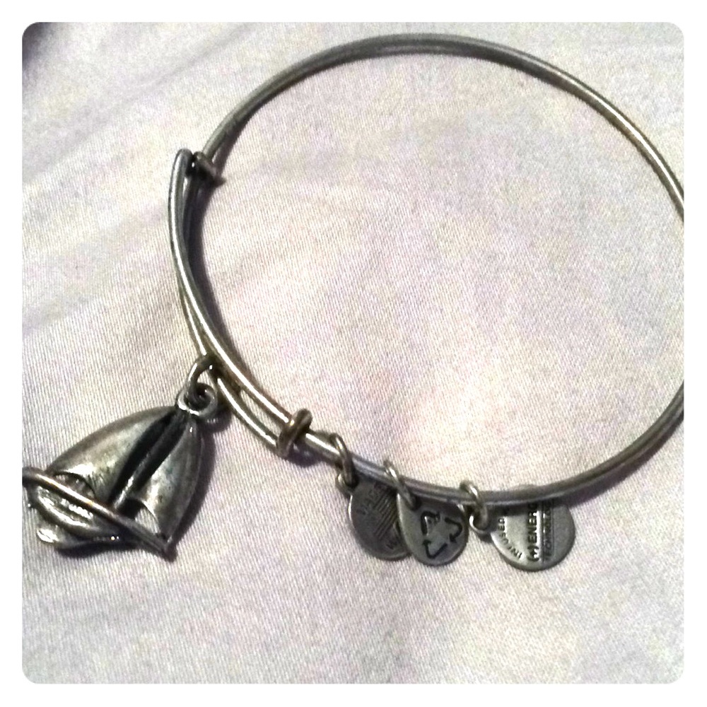 Silver sailboat Alex and Ani